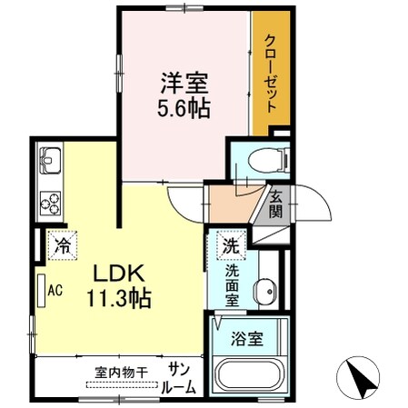 シンフォニーの物件間取画像